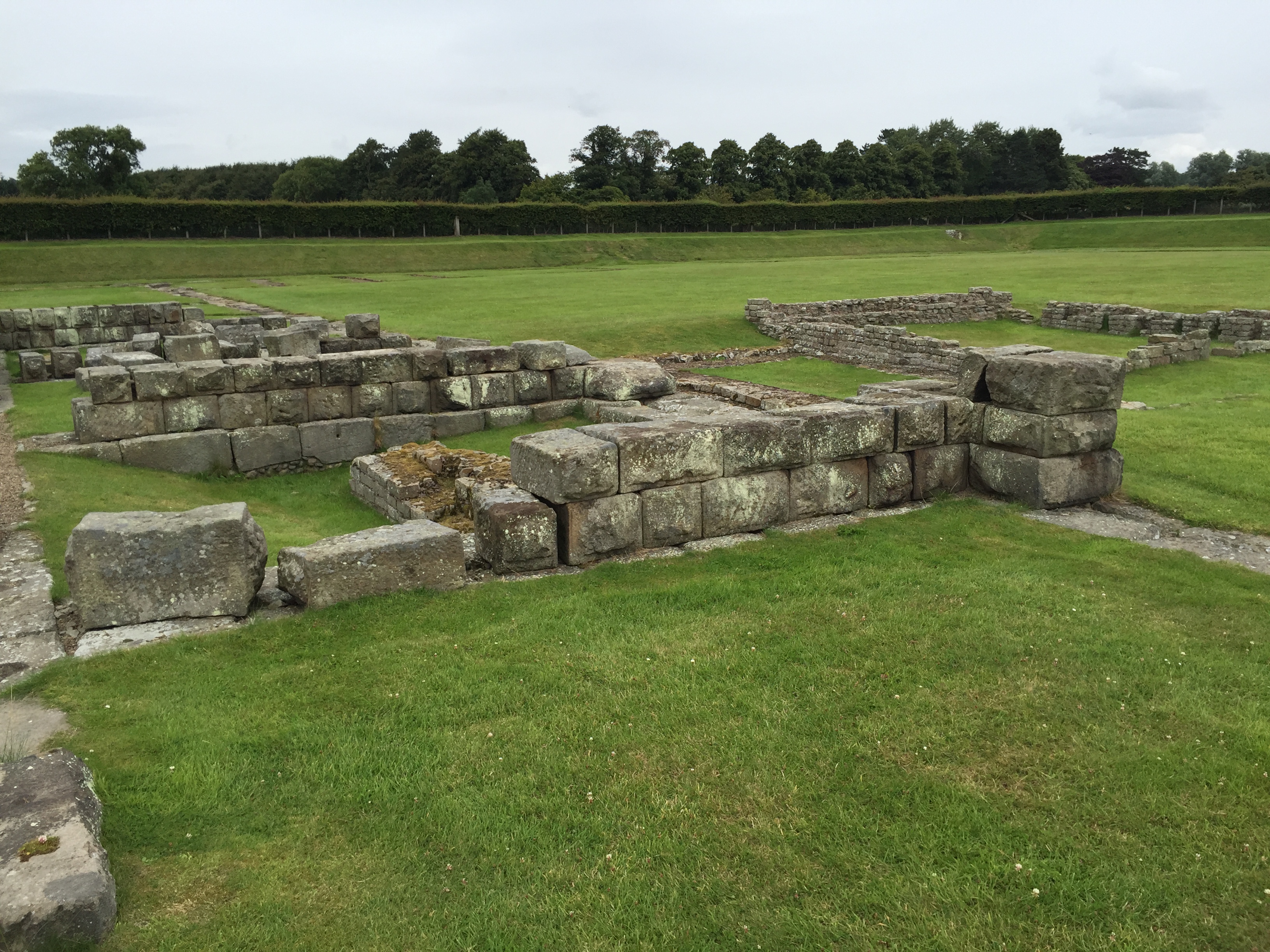 Ruine beim Hadrian Wall